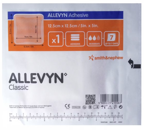 Allevyn adeziv 12.5 * 12.5cm 1pc